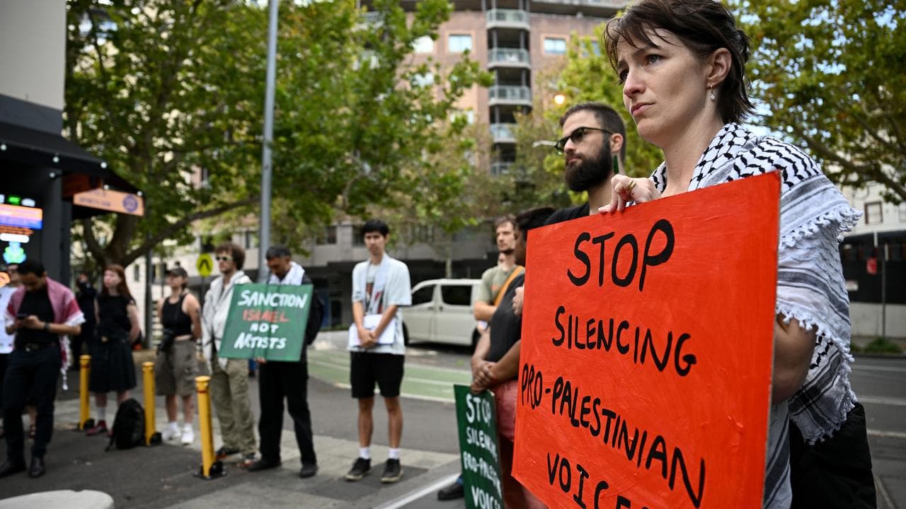 Khaled Sabsabi and curator Michael Dagostino