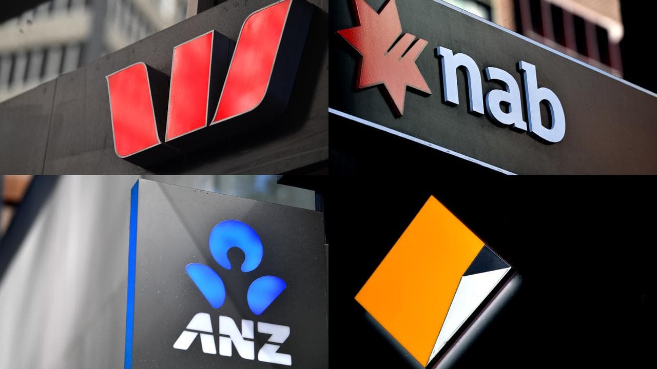 Signage of Australia's 'big four' banks (file image)
