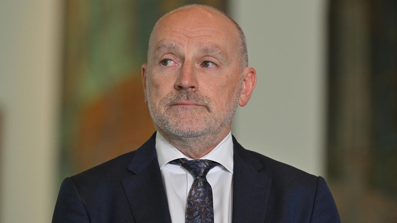 Lawyer Michael Bradley at a press conference (file)