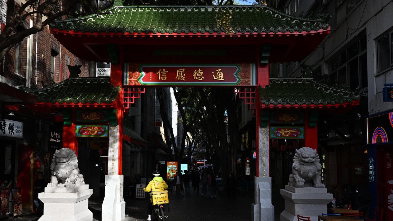 Chinatown's archway in Sydney