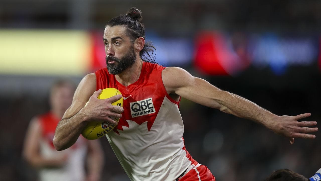 Brodie Grundy of the Swans.