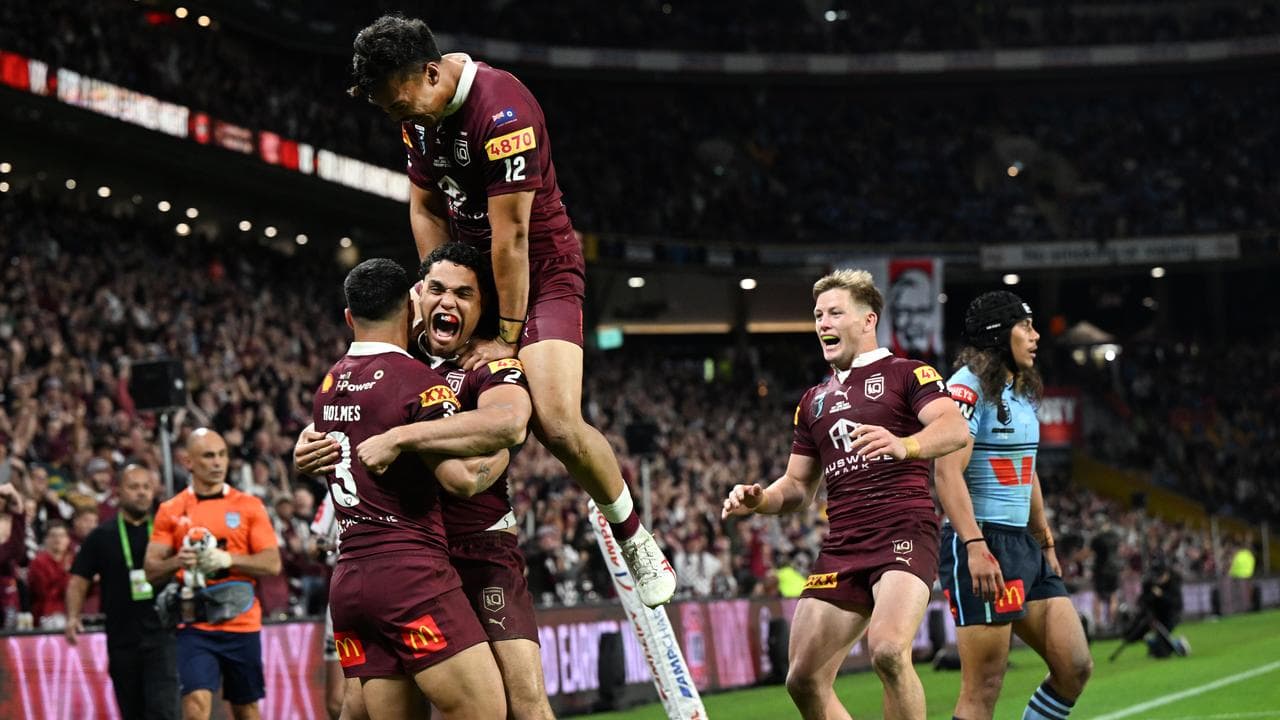 (L-R) Valentine Holmes, Xavier Coates, Jeremiah Nanai and Harry Grant.