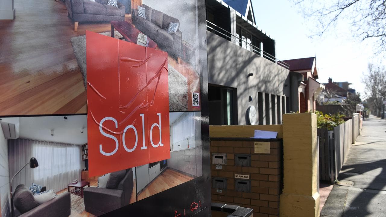 Signage for a real estate property (file image)