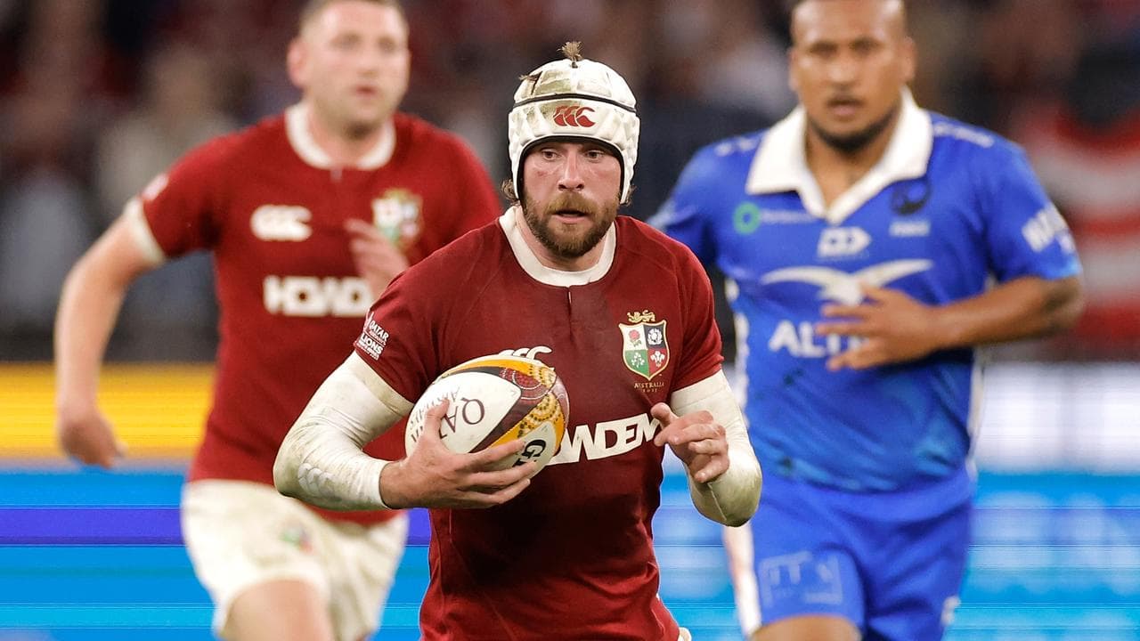 Mack Hansen of the Lions.