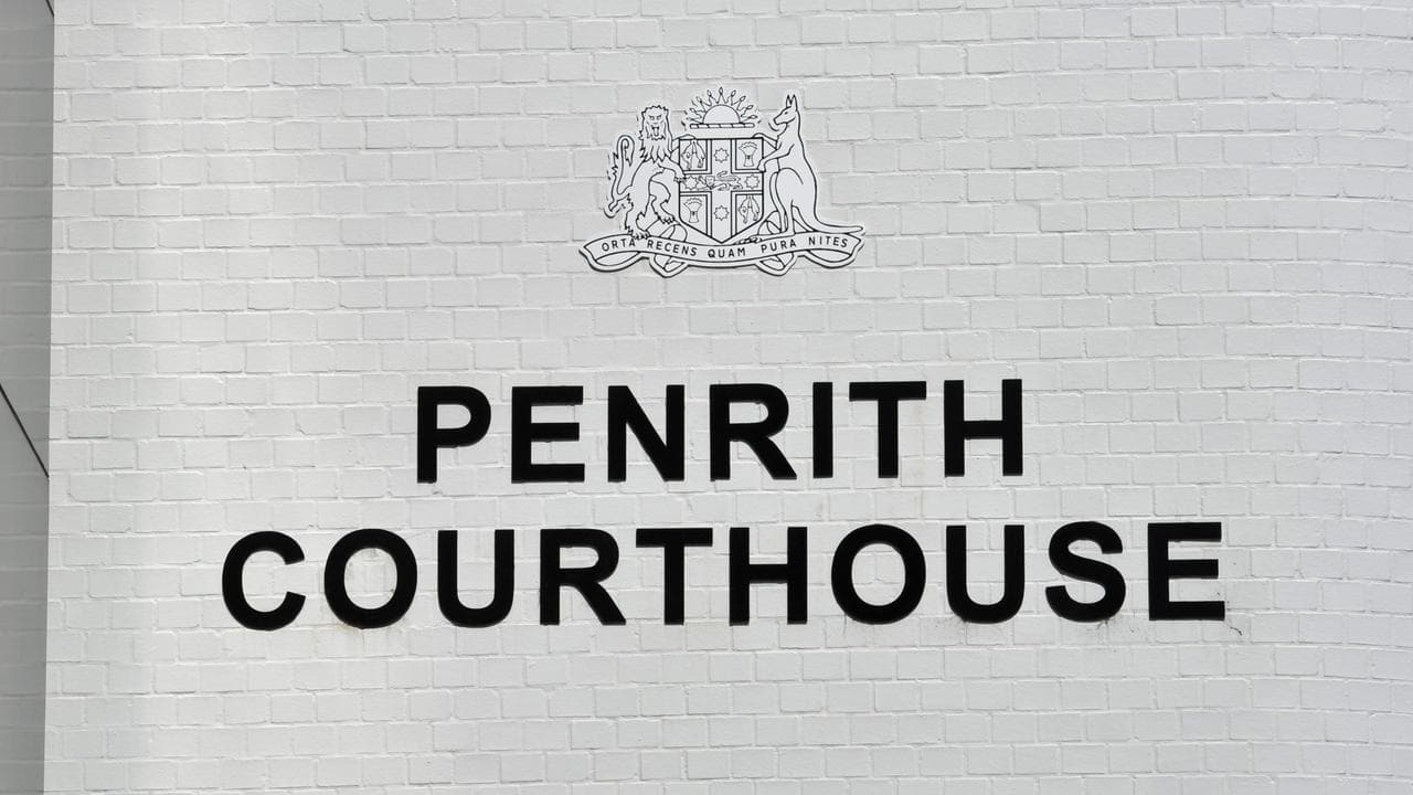Signage at Penrith Court House (file image)