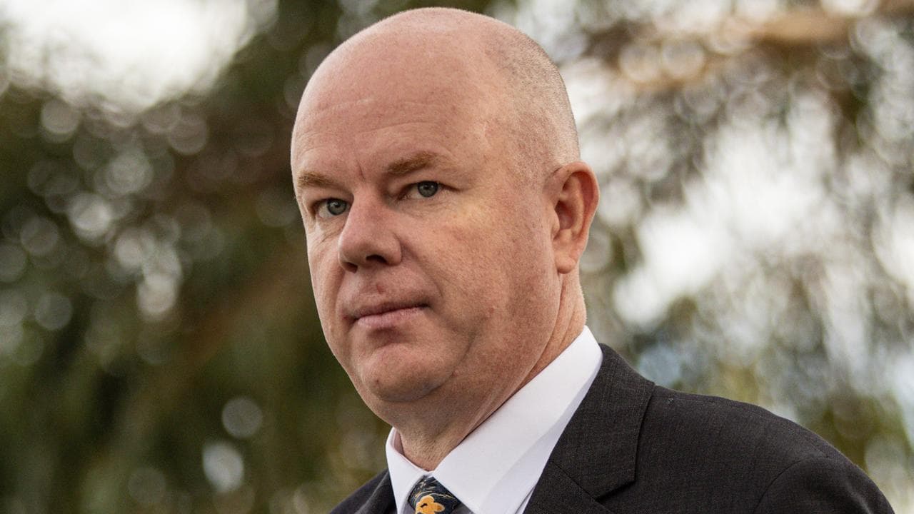 Simon Patterson arrives at the Morwell Supreme Court