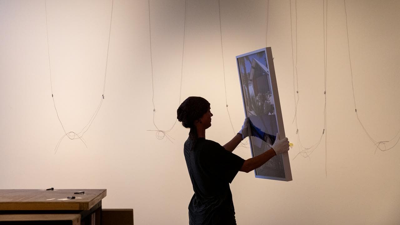 An artwork at the New England Regional Art Museum