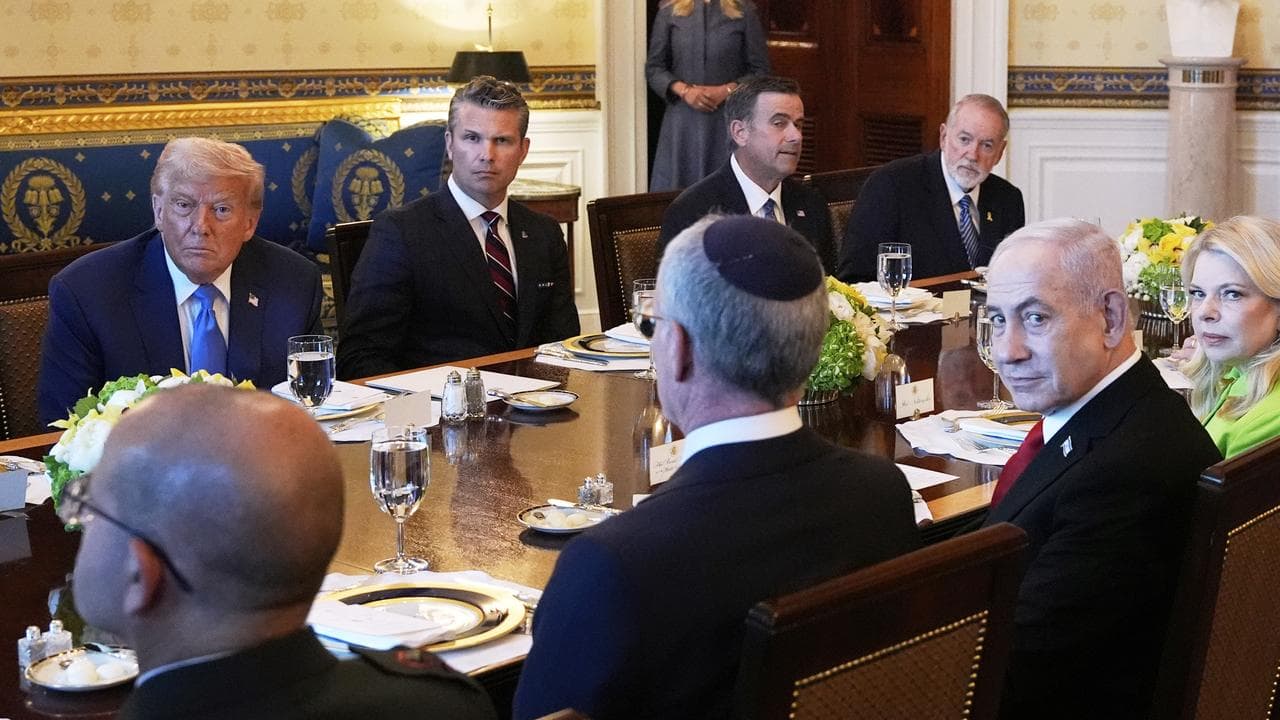 President Donald Trump and Prime Minister Benjamin Netanyahu