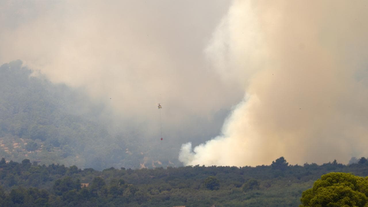 Forest fire in Tarragona