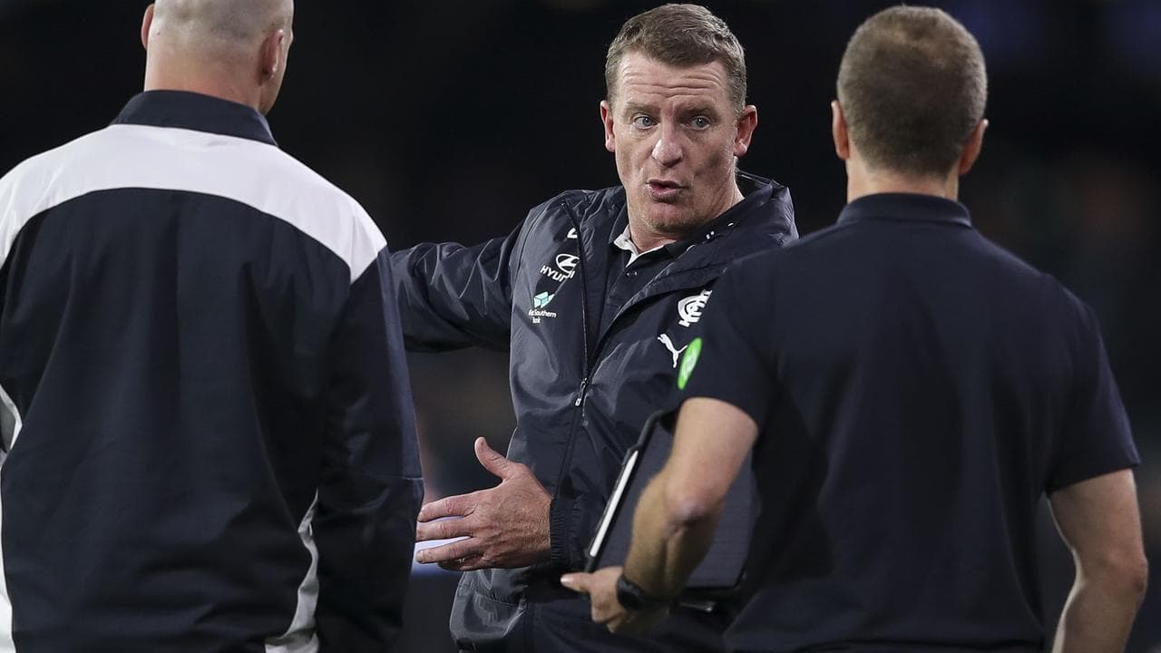 Carlton coach Michael Voss