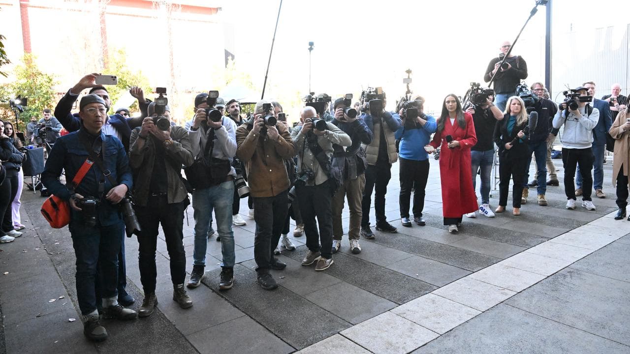 Photographers at Erin Patterson's trial