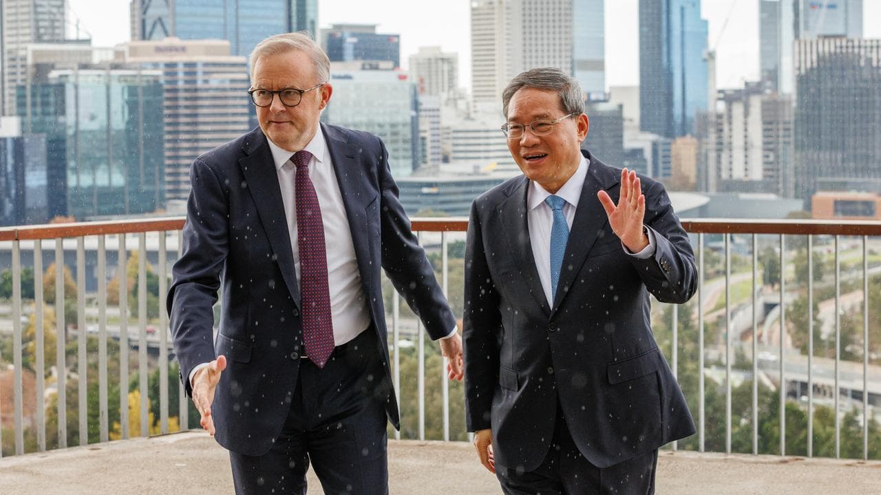 Anthony Albanese and Li Qiang