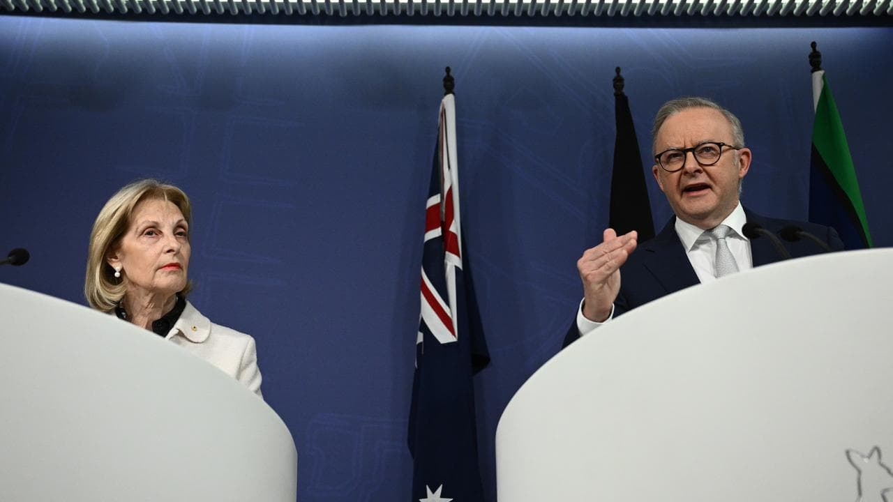 Jillian Segal and Anthony Albanese