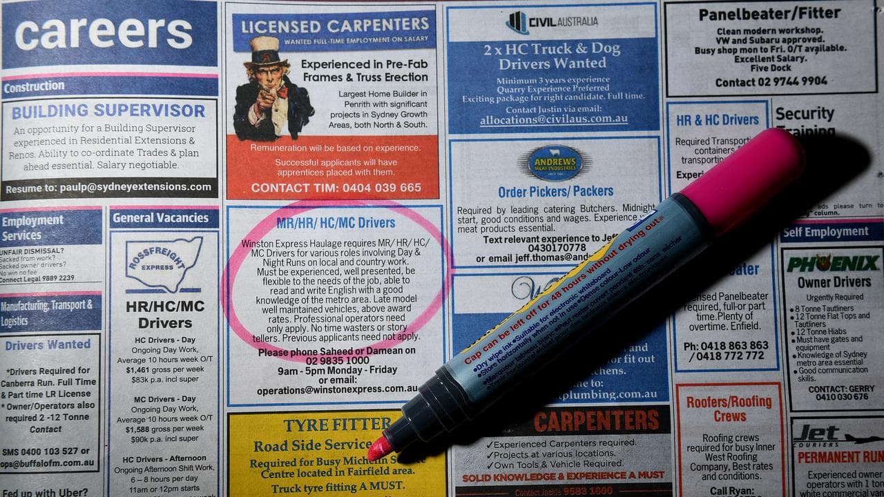 Classified advertisements (file)