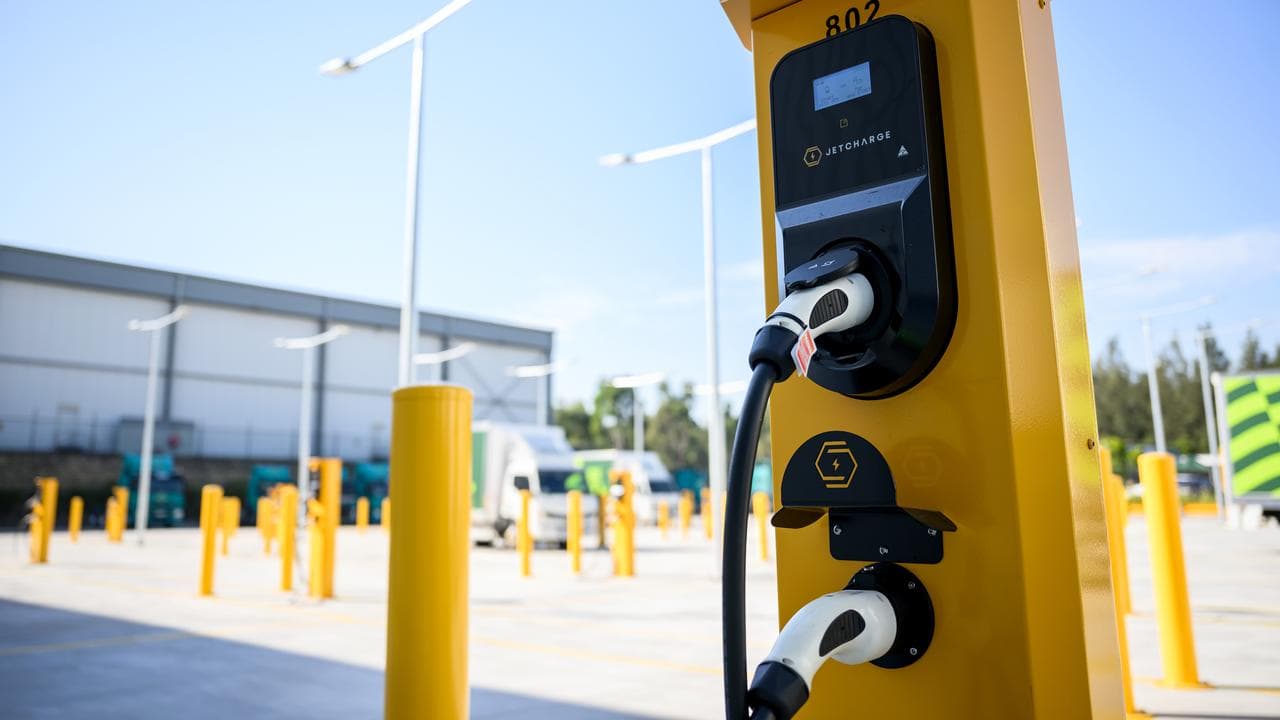 An electric vehicle charging station (file)