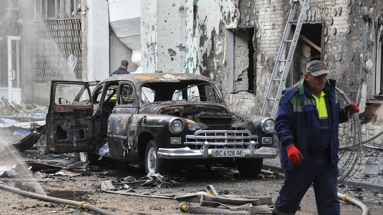 Russian morning attack on Kharkiv