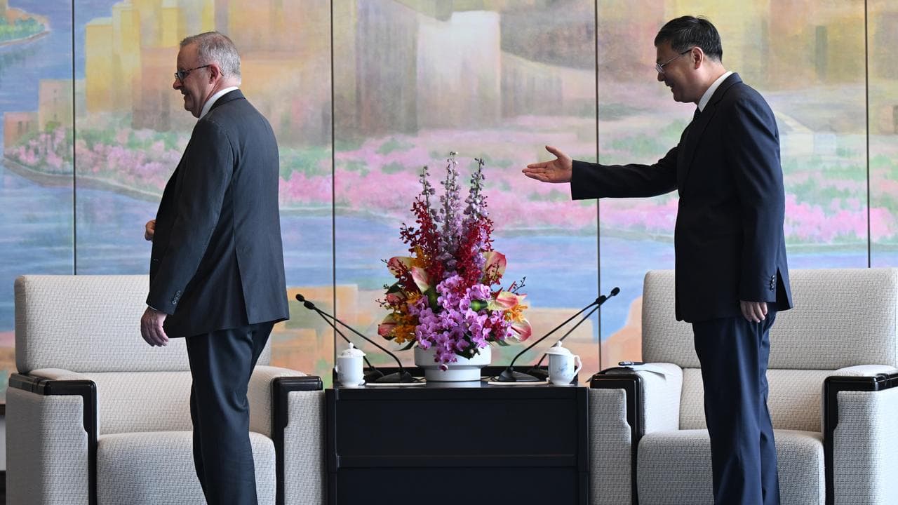Anthony Albanese has met with Shanghai Party president Chen Jining