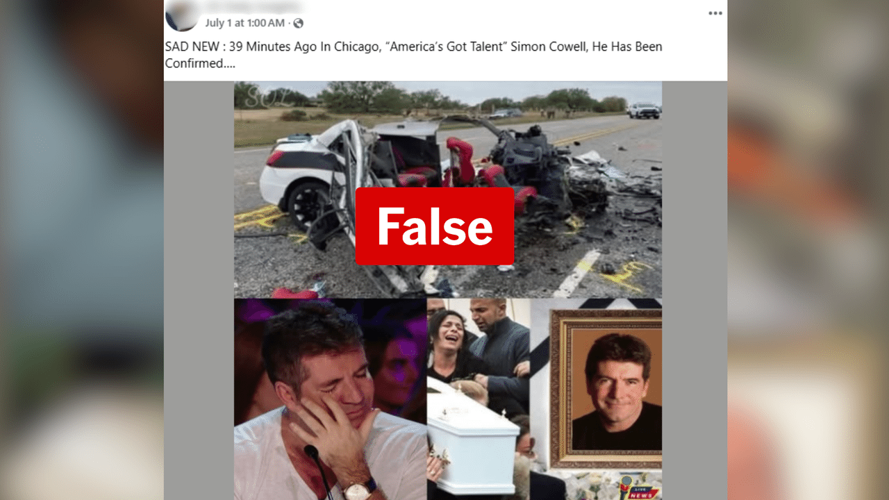 Screenshot of a Facebook page