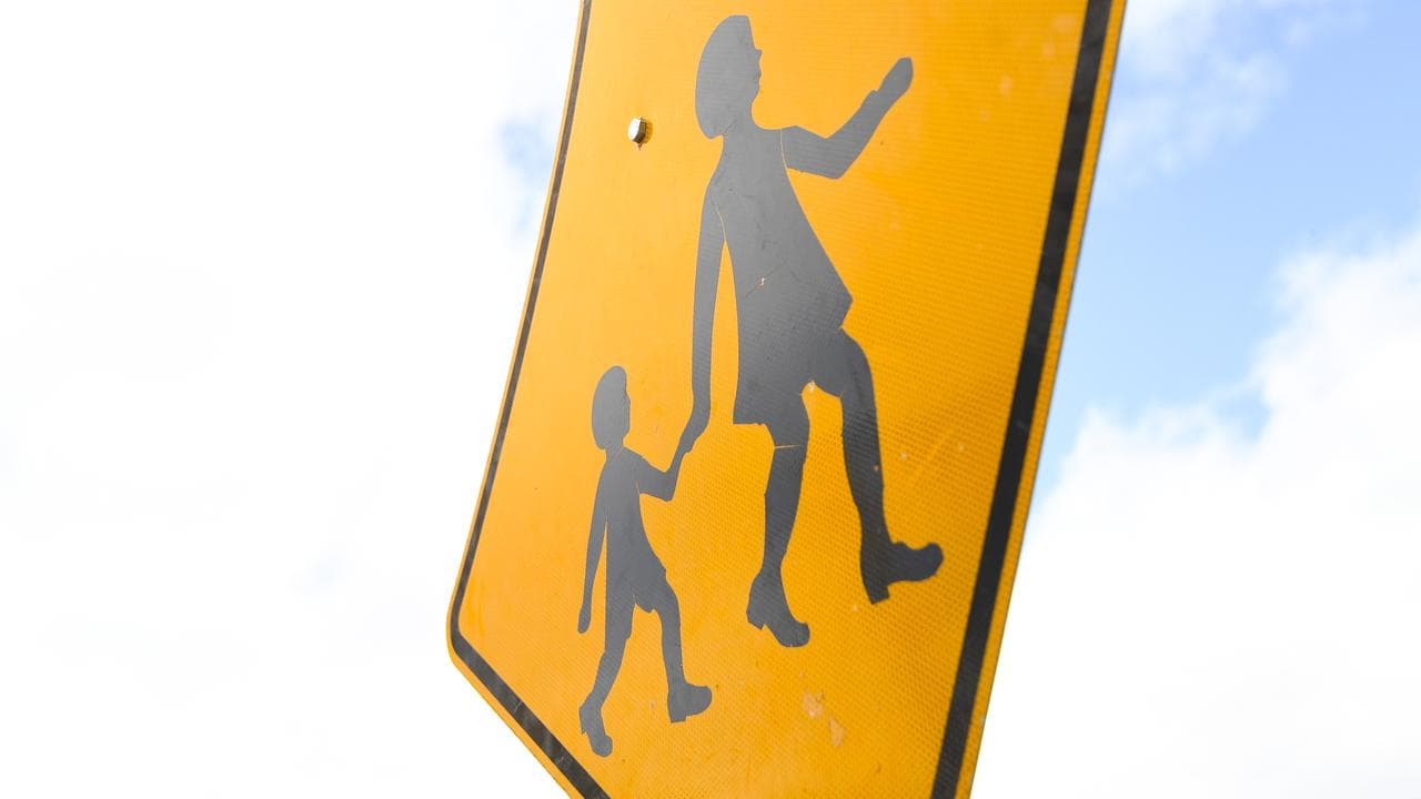A childcare centre traffic sign