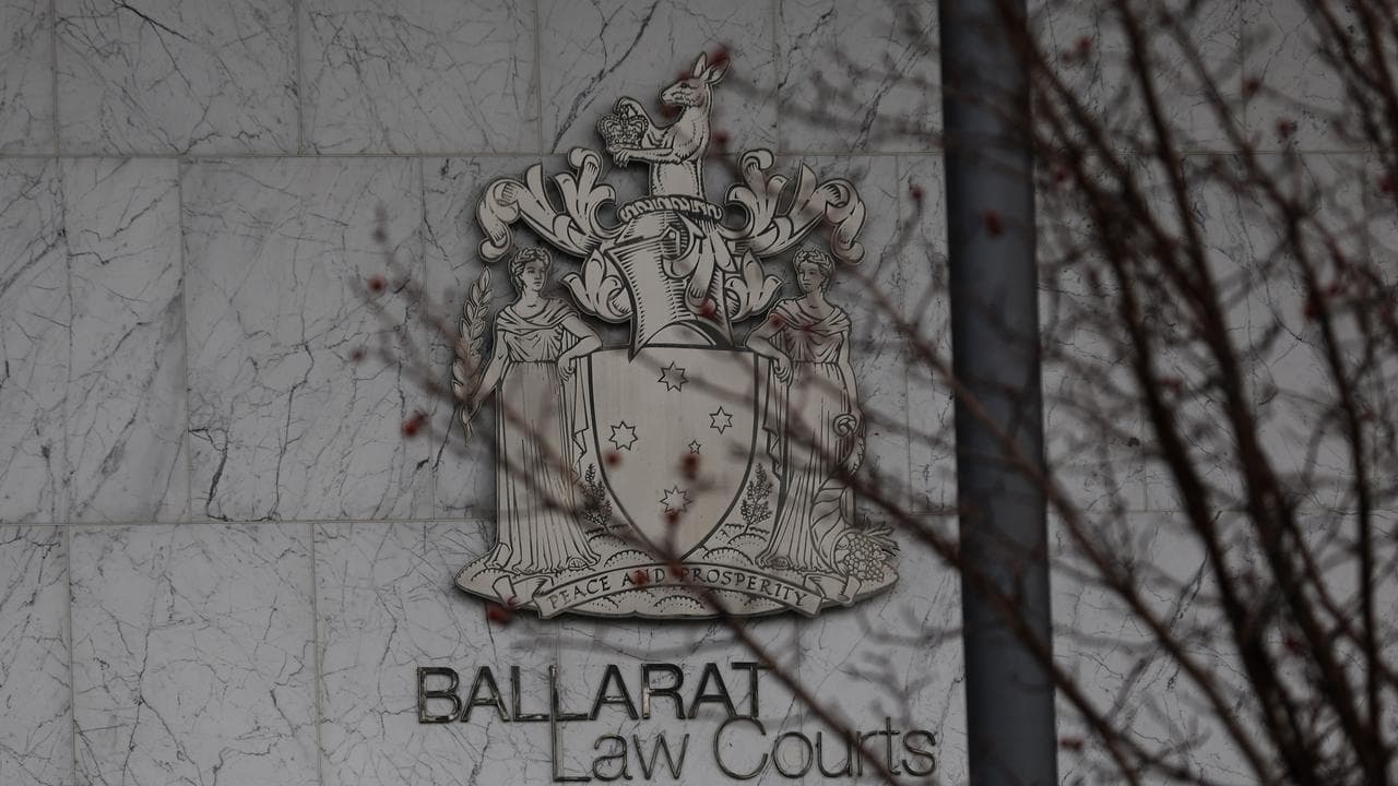 Signage for Ballarat Law Courts (file image)