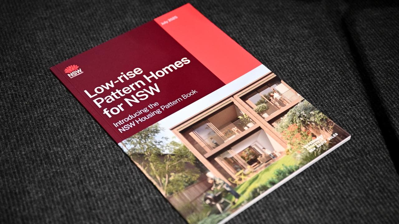 Low-Rise Pattern Homes for NSW book