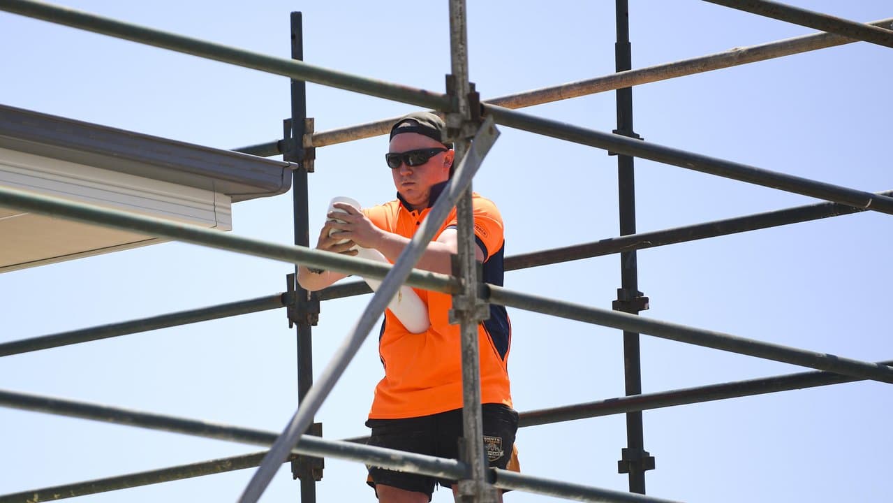 A construction worker