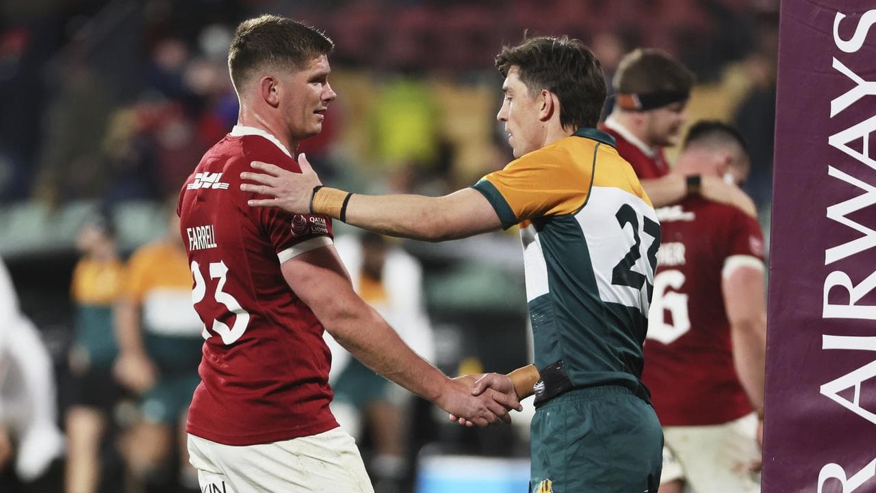 Owen Farrell (left)