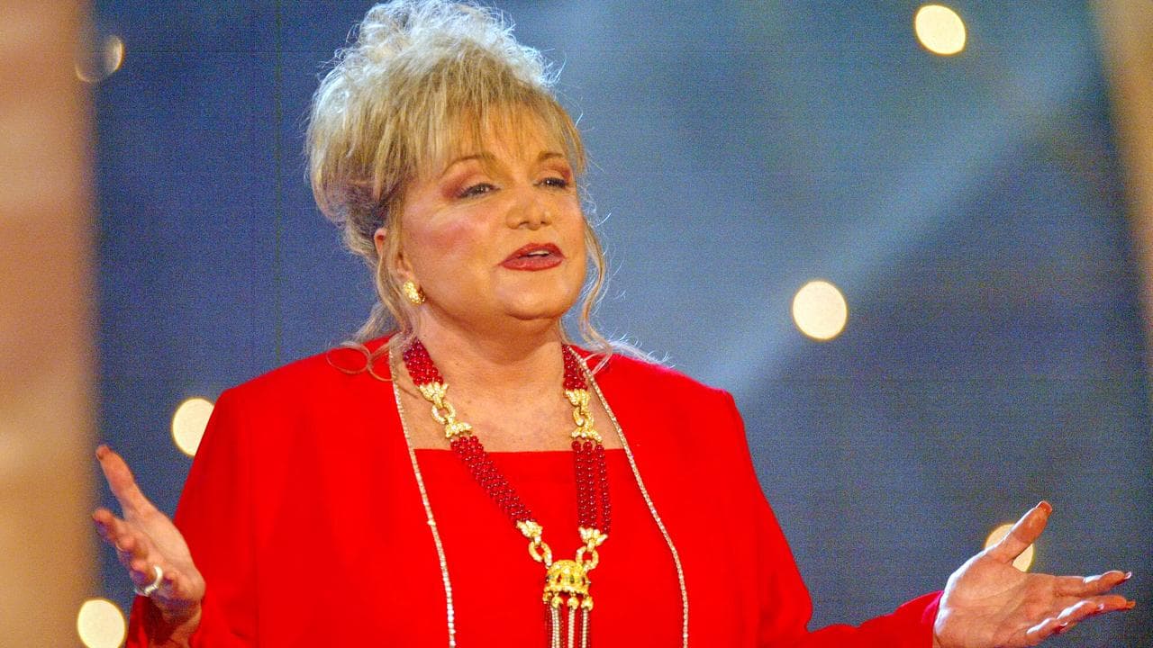 Connie Francis performs for a German TV show in 2004