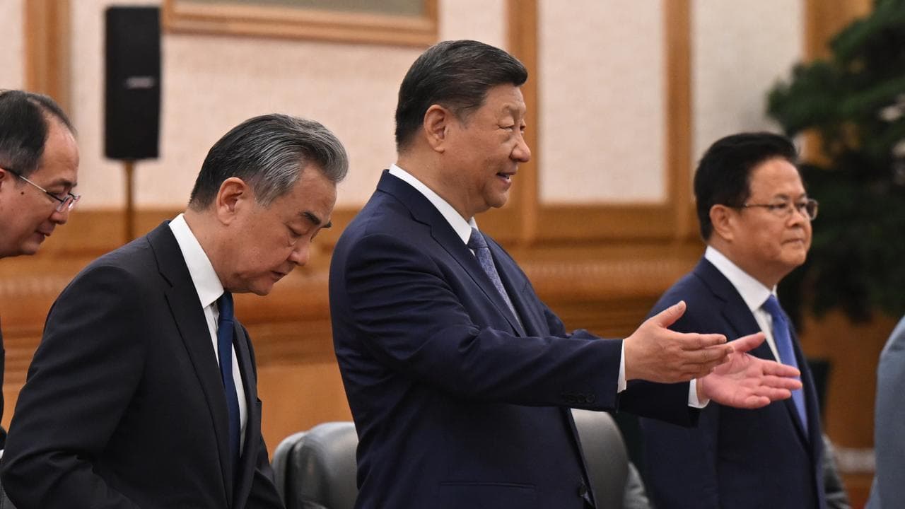 President Xi Jinping greeted Mr Albanese in Beijing on Tuesday.