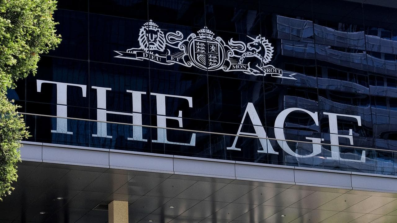 The Age, a newspaper owned by Nine (file image)