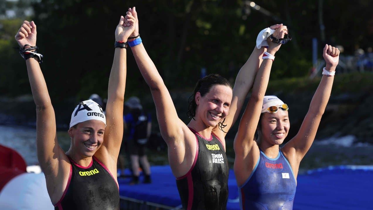 (L-R) Ginevra Taddeucci, Moesha Johnson and Ichika Kajimoto.