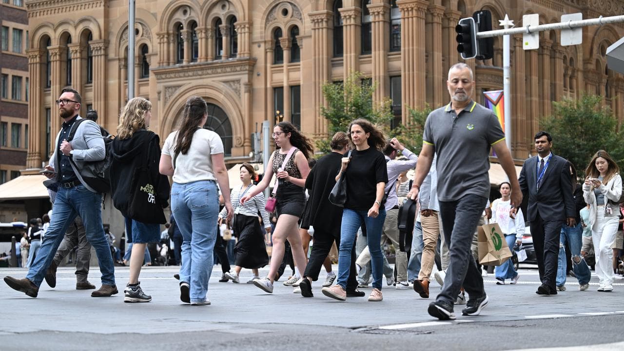 Sydney CBD workers