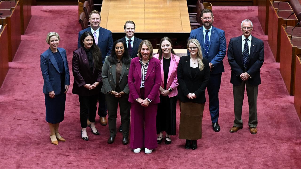 Newly elected Senators.