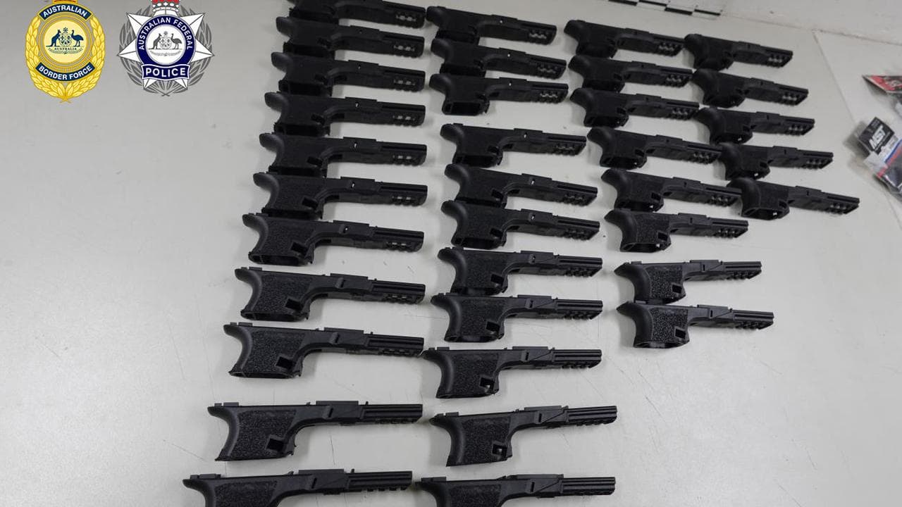 Firearm parts smuggled from the US