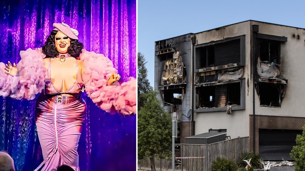 Katie Tangey and burnt home where she was killed