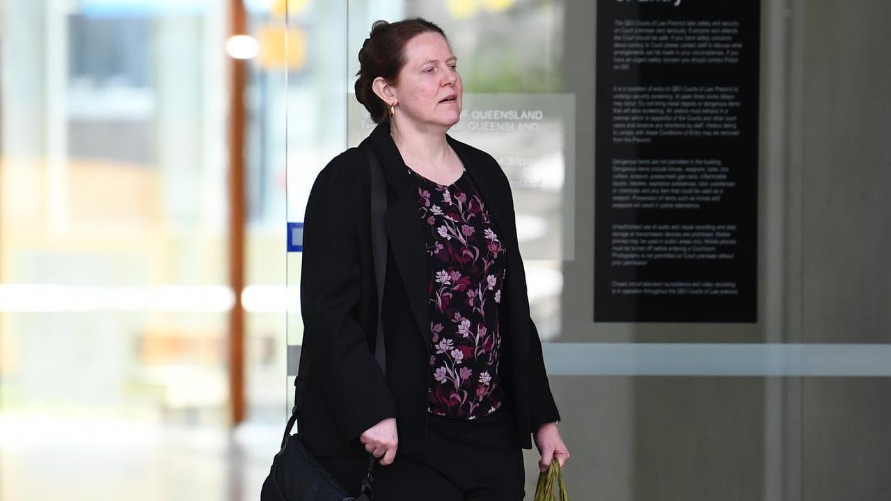 Lorna Christoffersen leaves court