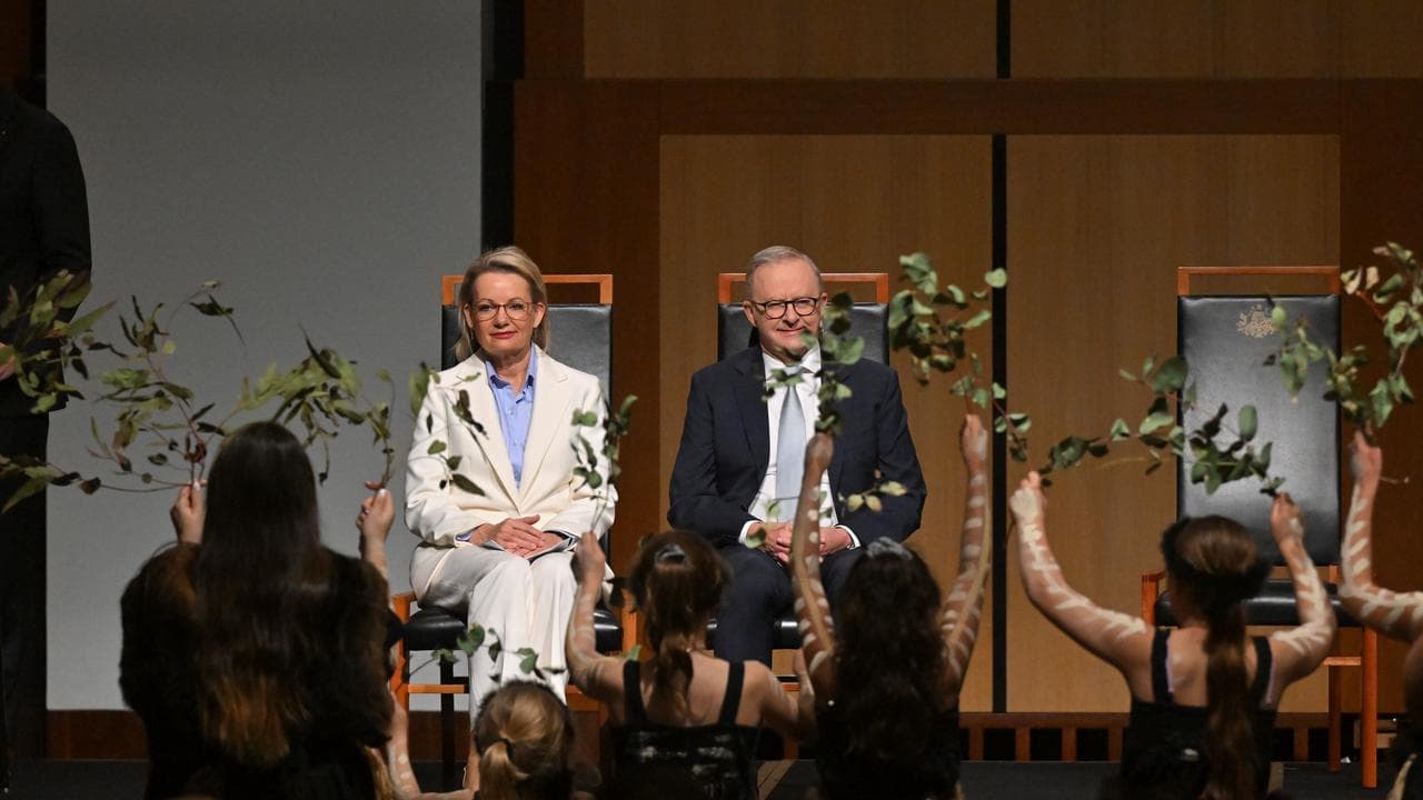 Sussan Ley Anthony Albanese welcome to country