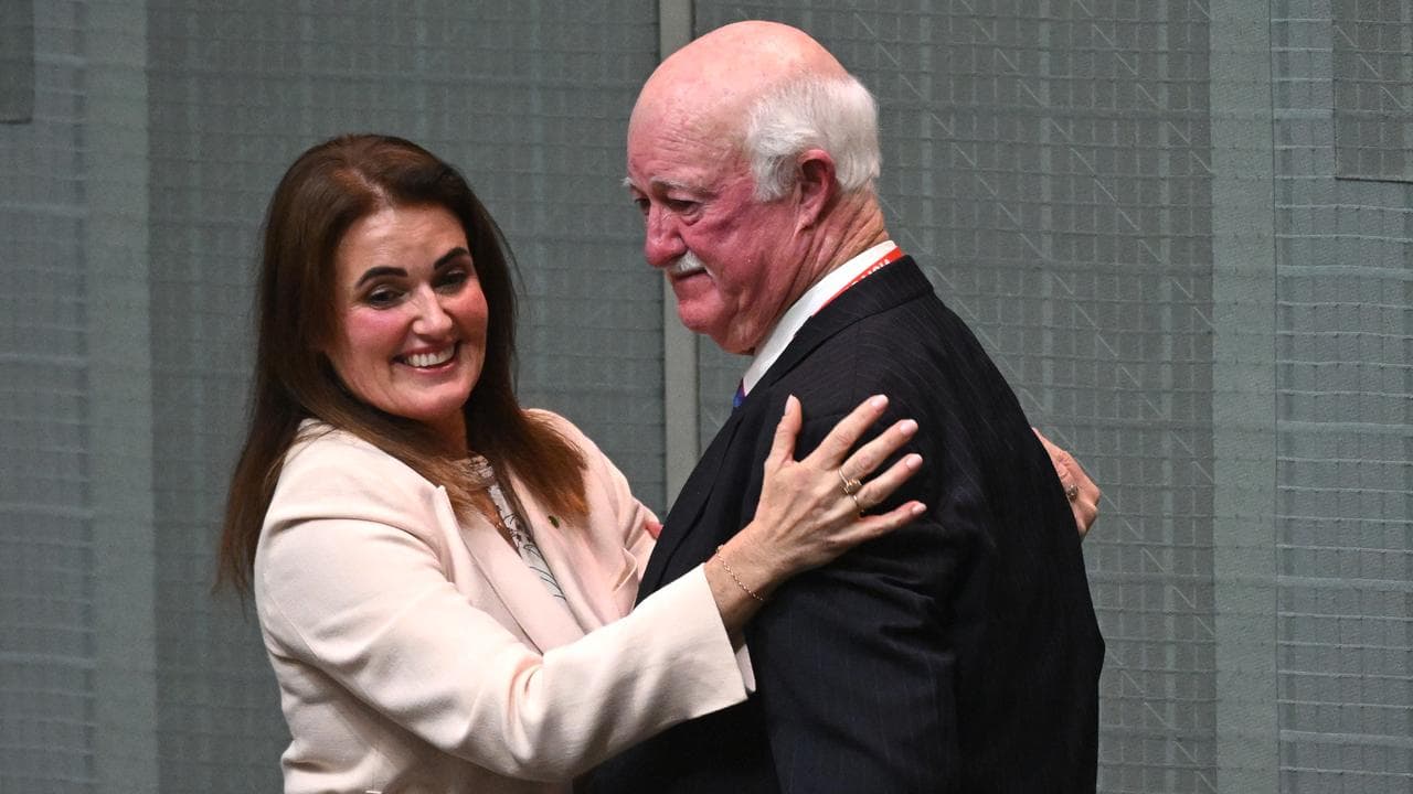 Ali France and her father Peter Lawlor