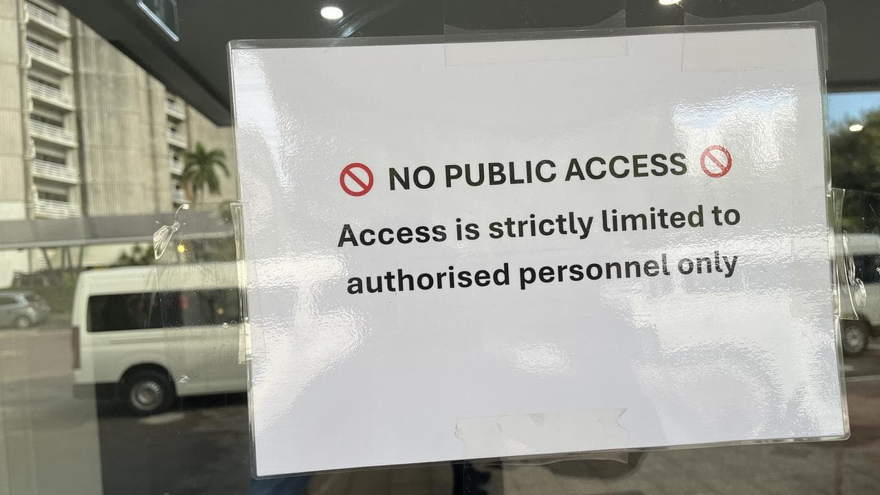No Public Access sign