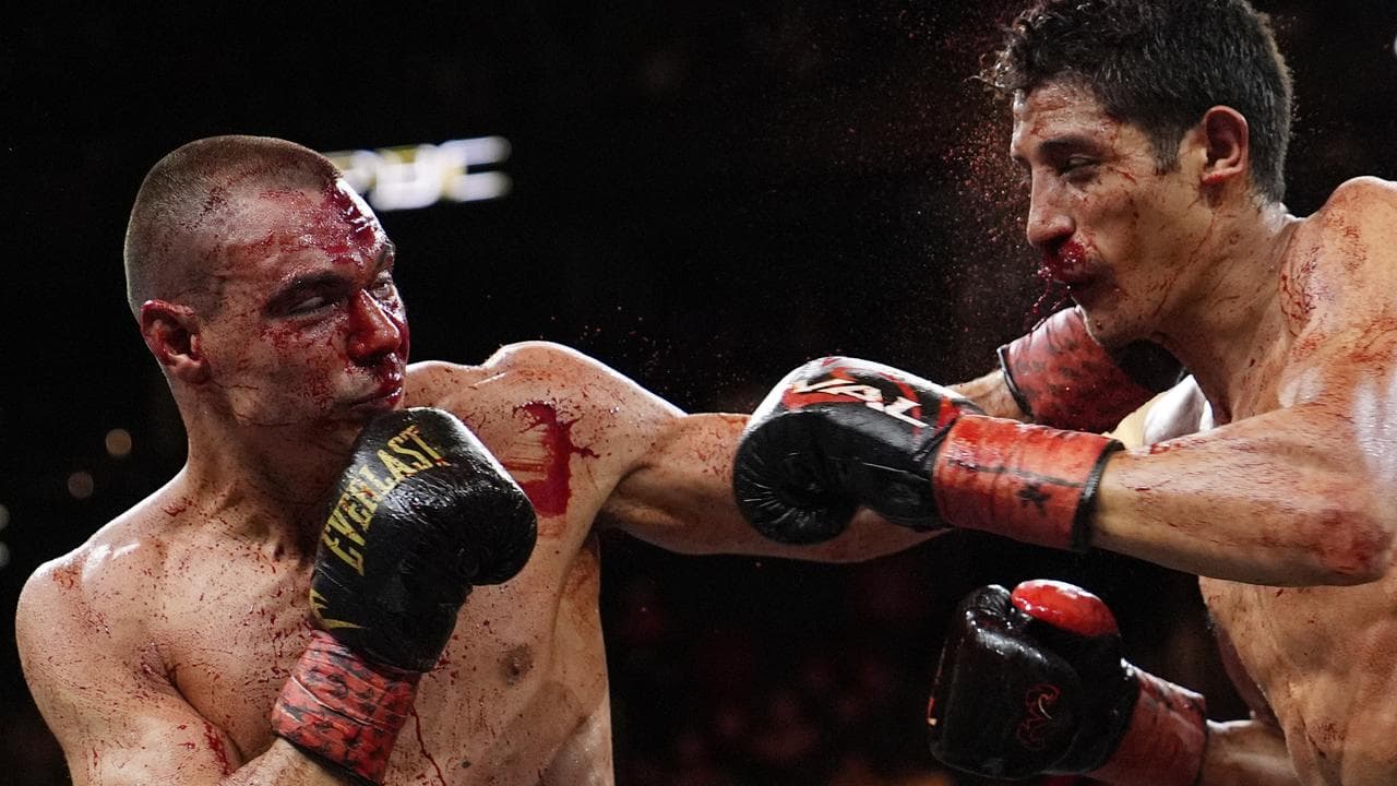 Tim Tszyu suffered a nasty head gash.