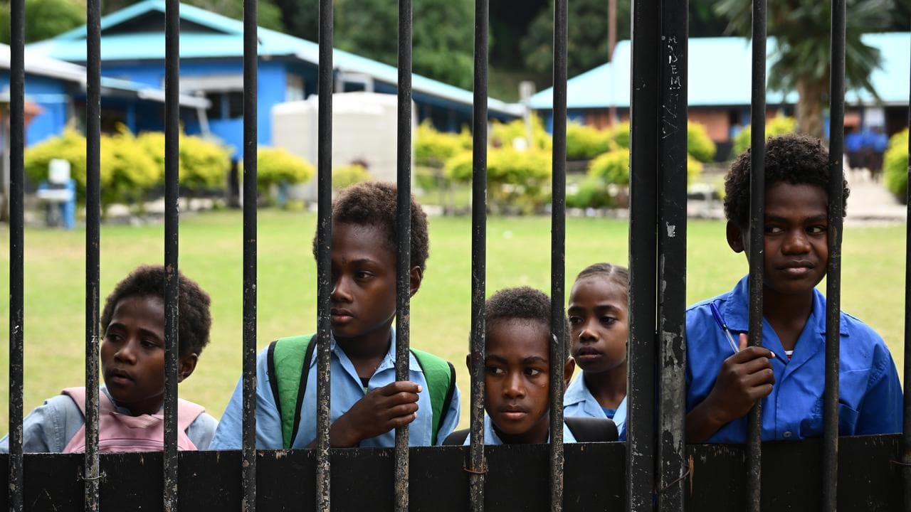Eles Primary and Junior Secondary School on Nguna Island, Vanuatu