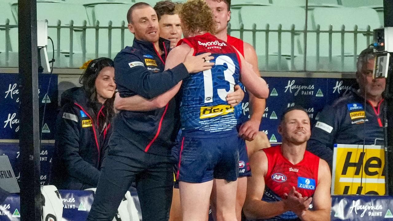Melbourne coach Simon Goodwin.
