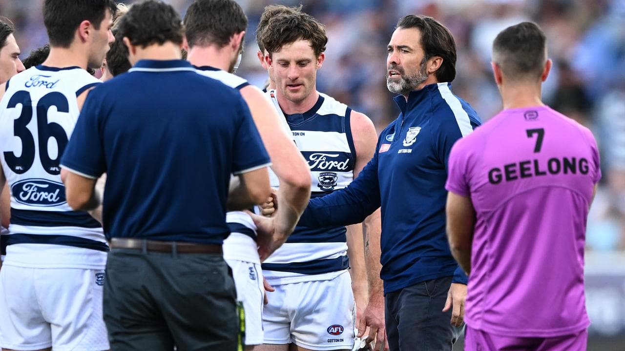 Geelong coach Chris Scott.