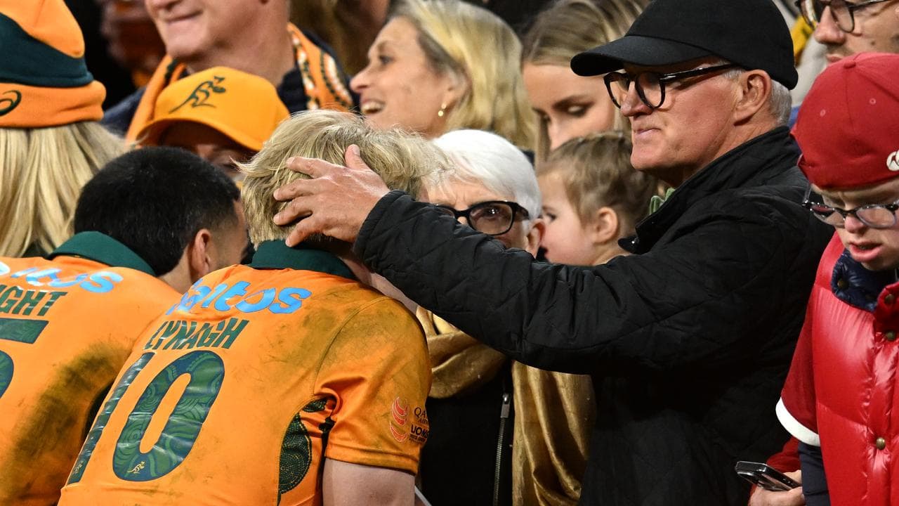 (L-R) Tom Lynagh and Michael Lynagh.