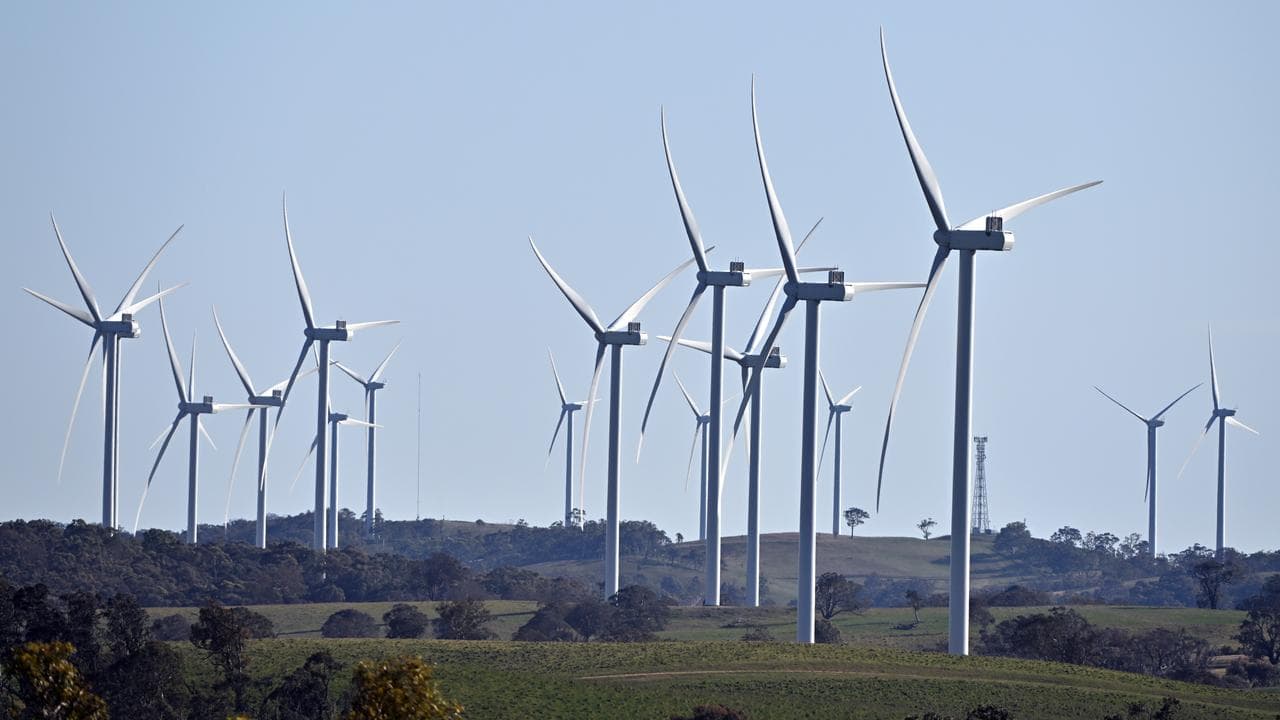 Power-generating windmill turbines
