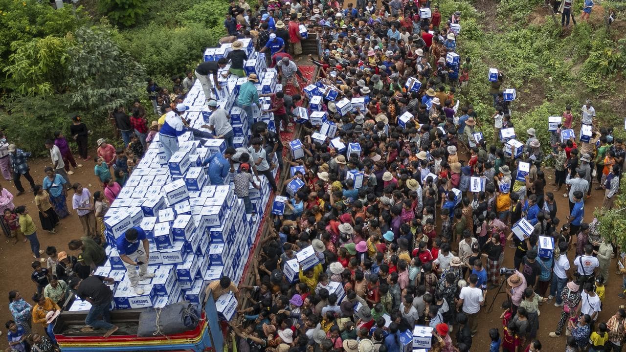 Displaced Cambodians