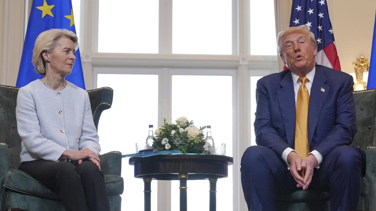 Donald Trump,  Ursula von der Leyen