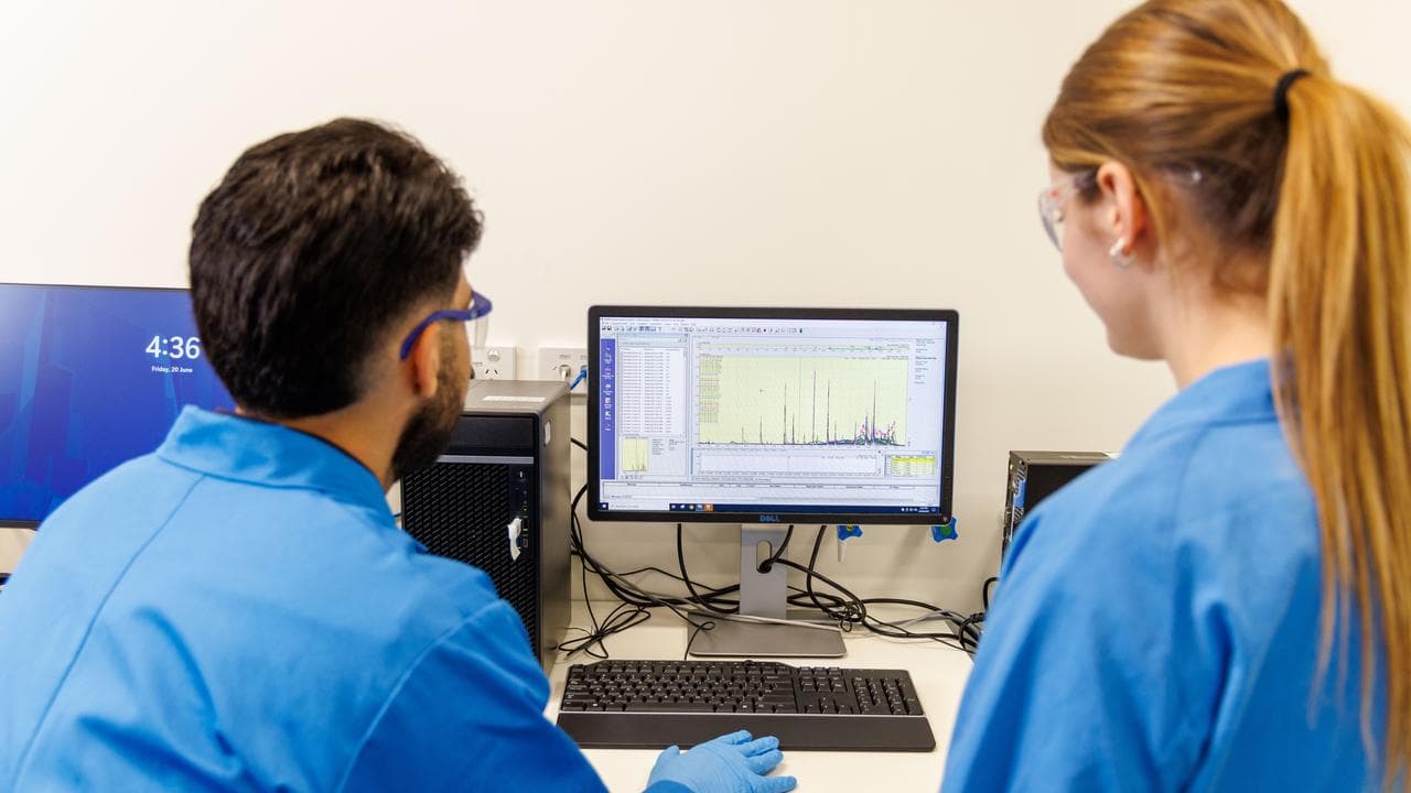 A file photo of researchers