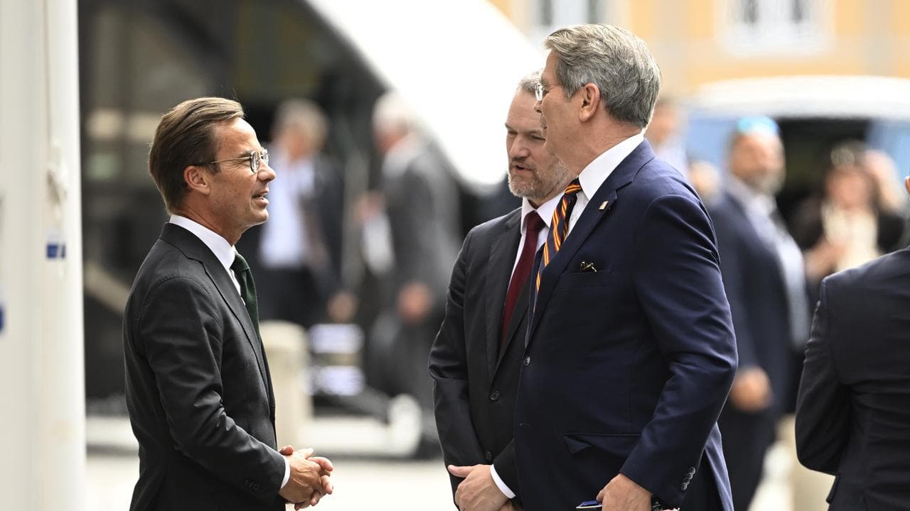 Ulf Kristersson and Scott Bessent