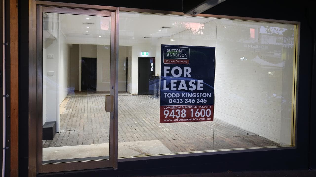 A closed shop in Sydney
